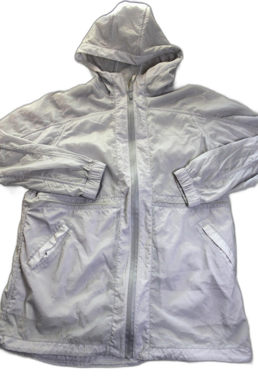 Lululemon Jacket Womens 2 Purple Hooded Mid-Length Windbreaker Full Zip Pockets